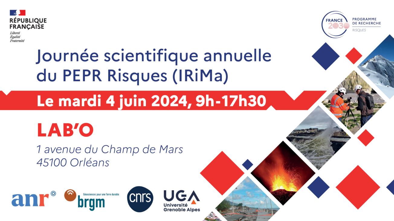 Journée scientifique du PEPR Risques (IRiMa)© PEPR Risques Invitation-Journée-scientifique-du-PEPR-Risques-(IRiMa)