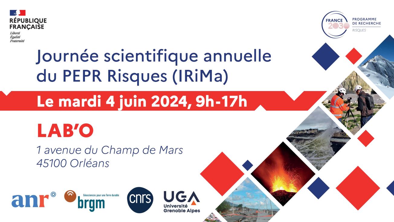 Journée scientifique 2024 du PEPR Risques© PEPR Risques Invitation-Journée-scientifique-du-PEPR-Risques-(IRiMa)