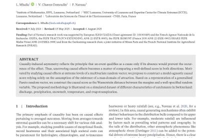 Causal Discovery in Multivariate Extremes: A Study of Swiss Hydrological Catchments