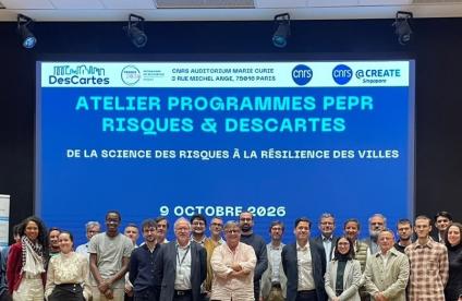 Participant·es à l'atelier des programmes Risques (IRiMa) et DesCartes