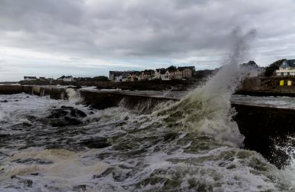 Tempête automnale sur l'Atlantique (2017)