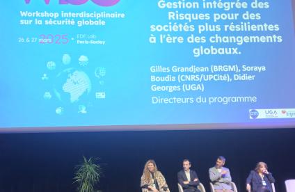 Présentation du programme Risques (IRiMa) le 26 mars 2025 lors de l'édition 2025 du Workshop interdisciplinaire sur la sécurité globale (WISG).