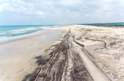 Plage de Biscarrosse, (Landes, 2018).