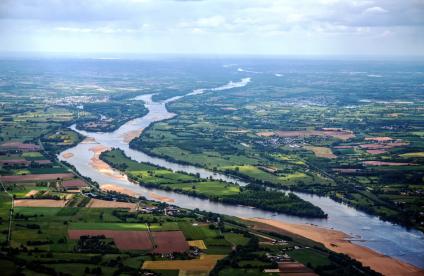 loire river close to Angers 