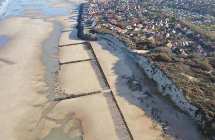 Commune de Wissant (62), Le lo5ssement résidentiel en arrière de la dune d’Aval