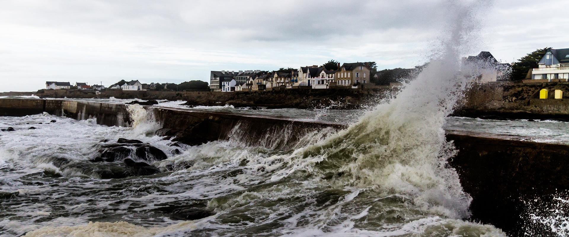 Tempête automnale sur l'Atlantique (2017).