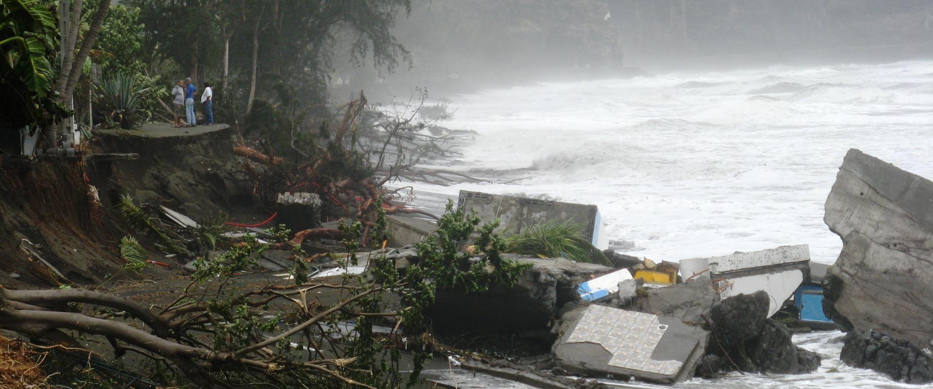 Conséquences suite au cyclone Gamède aux Antilles