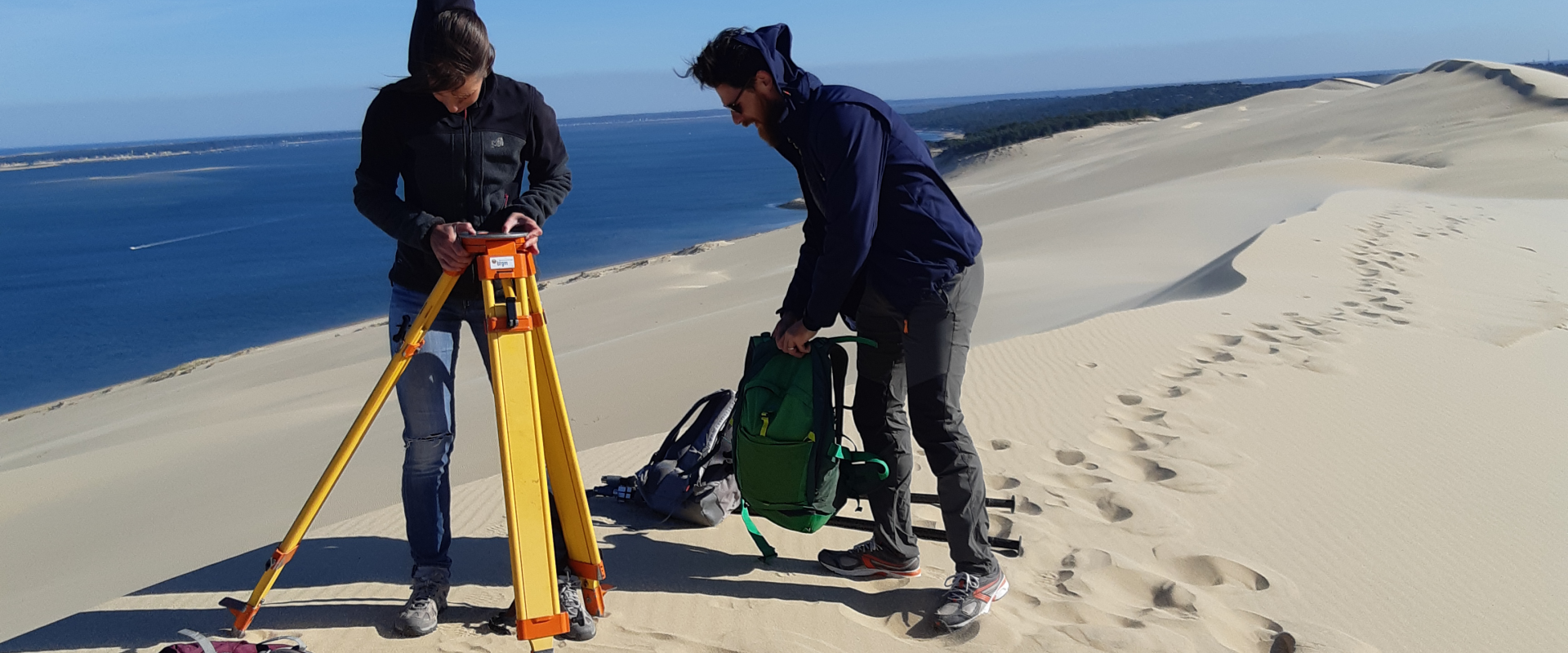 Suivi de la Dune du Pilat par l'Observatoire de la Côte Aquitaine (2019).