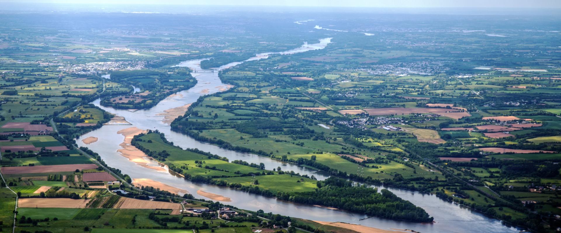 loire river close to Angers 